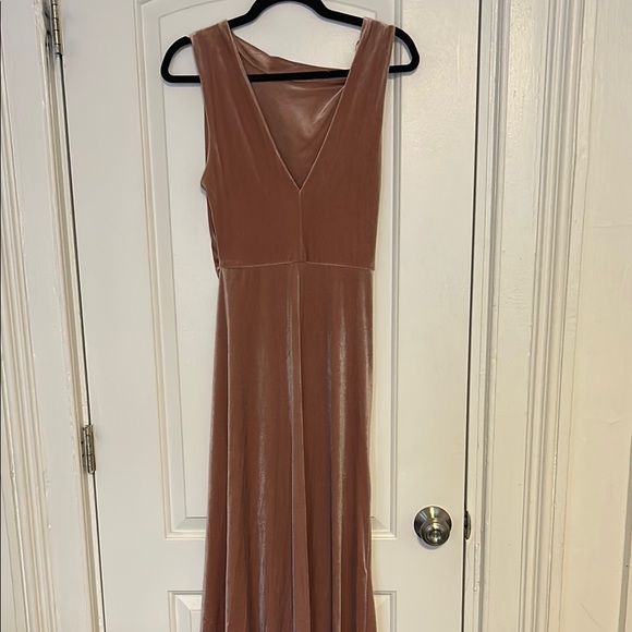 Elegant Pink Draped Dress Size S - Picture 9 of 10